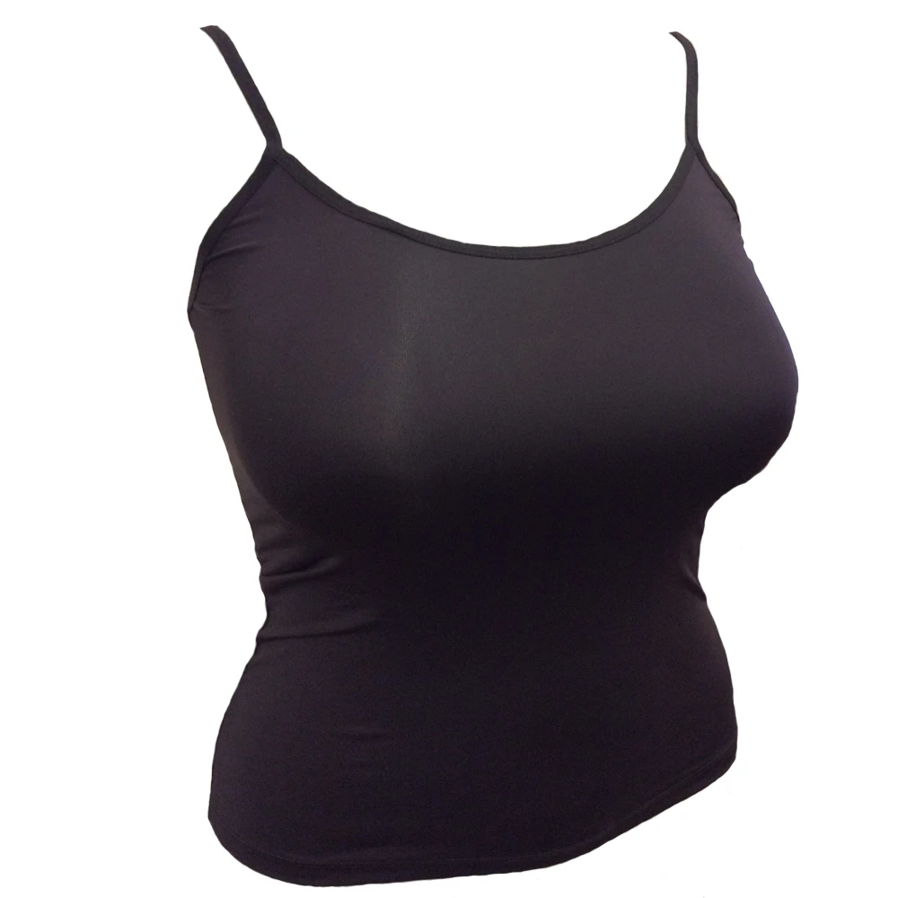 Microfibre Spaghetti Strap Cami Top - GL2719 2 Microfibre Spaghetti Strap Cami Top - GL2719 - Image 2
