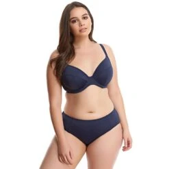 Essentials Underwired Plunge Bikini Top - ES7504 7 Essentials Underwired Plunge Bikini Top - ES7504 -Outlet Comfort Soft Cup Bra Store img025604