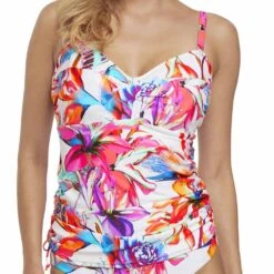 Paradise Bay Twist Front Underwired Tankini Top - FS6482