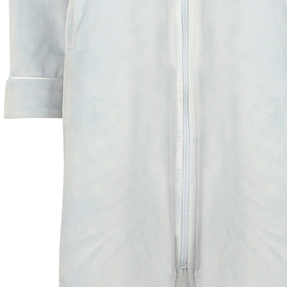 Elegant Zip Opening Velour Cosy Housecoat - GL2791 3 Elegant Zip Opening Velour Cosy Housecoat - GL2791 - Image 3