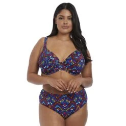 Aztec Underwired Plunge Bikini Top - ES7122 -Outlet Comfort Soft Cup Bra Store img027517