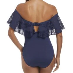 Marseille Underwired Bardot Swimsuit - FS6688 -Outlet Comfort Soft Cup Bra Store img027701