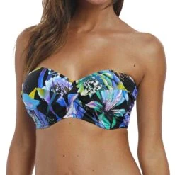 Paradise Bay Underwired Twist Front Bandeau Bikini Top - FS6476