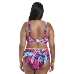Paradise Palm Underwired Plunge Multiway Bikini Top - ES7142 -Outlet Comfort Soft Cup Bra Store img028408