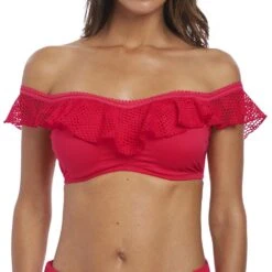 Marseille Underwired Bardot Bikini Top - FS6682 11 Marseille Underwired Bardot Bikini Top - FS6682 -Outlet Comfort Soft Cup Bra Store img028463