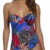Monte Cristi Underwired Moulded Bandeau Tankini Top - FS6624