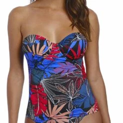 Monte Cristi Underwired Moulded Bandeau Tankini Top - FS6624