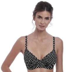 Santa Monica Underwired Gathered Full Cup Bikini Top - FS6720 -Outlet Comfort Soft Cup Bra Store img029931