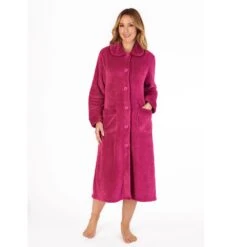 Classic Button Opening Cosy Housecoat - HC4301 -Outlet Comfort Soft Cup Bra Store img030724