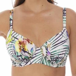 Playa Blanca Full Cup Underwired Gathered Bikini Top - FS6920