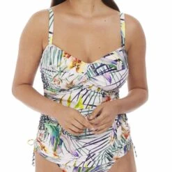 Playa Blanca Twist Front Underwired Tankini - FS6924