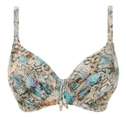 Manila Underwired Full Cup Gathered Bikini Top - FS6770 -Outlet Comfort Soft Cup Bra Store img031284