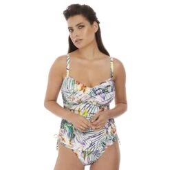 Playa Blanca Twist Front Underwired Tankini - FS6924 -Outlet Comfort Soft Cup Bra Store img031581