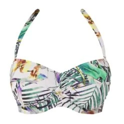 Playa Blanca Twist Front Underwired Bandeau Bikini Top - FS6922 -Outlet Comfort Soft Cup Bra Store img031633