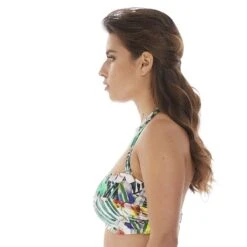 Playa Blanca Twist Front Underwired Bandeau Bikini Top - FS6922 -Outlet Comfort Soft Cup Bra Store img031637