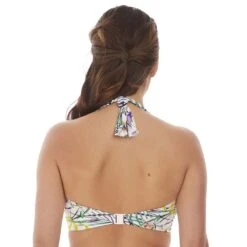 Playa Blanca Twist Front Underwired Bandeau Bikini Top - FS6922 -Outlet Comfort Soft Cup Bra Store img031640