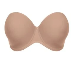 ELOMI Smooth Underwired Moulded Cup Strapless Bra - EL4300