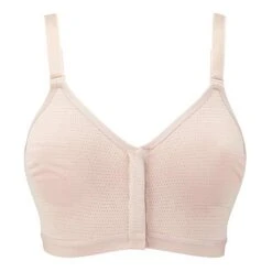 Silver Post Surgery Front Fastening Bra - 1008