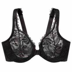 Glamorise Wonderwire Lace Front Close Bra - 9245 -Outlet Comfort Soft Cup Bra Store img033982