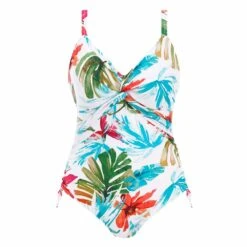 Kiawah Island Twist Front Adjustable Leg Underwired Swimsuit - FS501231