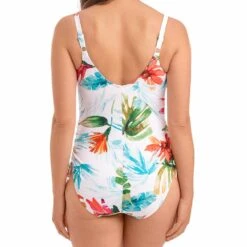 Kiawah Island Twist Front Adjustable Leg Underwired Swimsuit - FS501231 -Outlet Comfort Soft Cup Bra Store img035002