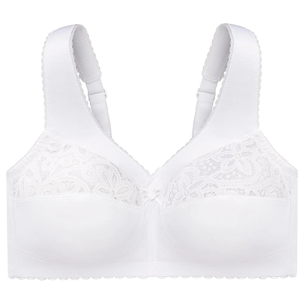 Glamorise Magic Lift Cotton Full Figure Support Bra - 1001 3 Glamorise Magic Lift Cotton Full Figure Support Bra - 1001 - Image 3