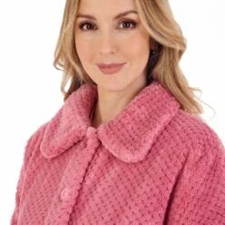 Luxury Waffle Fleece Button Through Housecoat - HC4327 10 Luxury Waffle Fleece Button Through Housecoat - HC4327 -Outlet Comfort Soft Cup Bra Store img035464