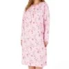 Cloves Print Long Sleeve 42 Inch Cotton Nightdress - ND88107