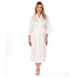 Slippy Tapered Band 46 Inch Wrap Dressing Gown - HC55403 -Outlet Comfort Soft Cup Bra Store img036023