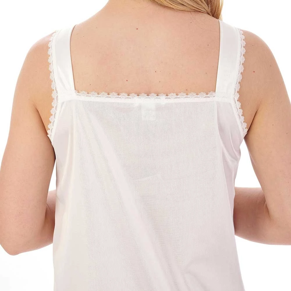 Slippy V-neck Sleeveless 44 Inch Nightdress - ND55402 5 Slippy V-neck Sleeveless 44 Inch Nightdress - ND55402 - Image 5