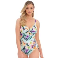Paradiso Underwired Adjustable Leg Twist Front Swimsuit - FS501831 -Outlet Comfort Soft Cup Bra Store img037186