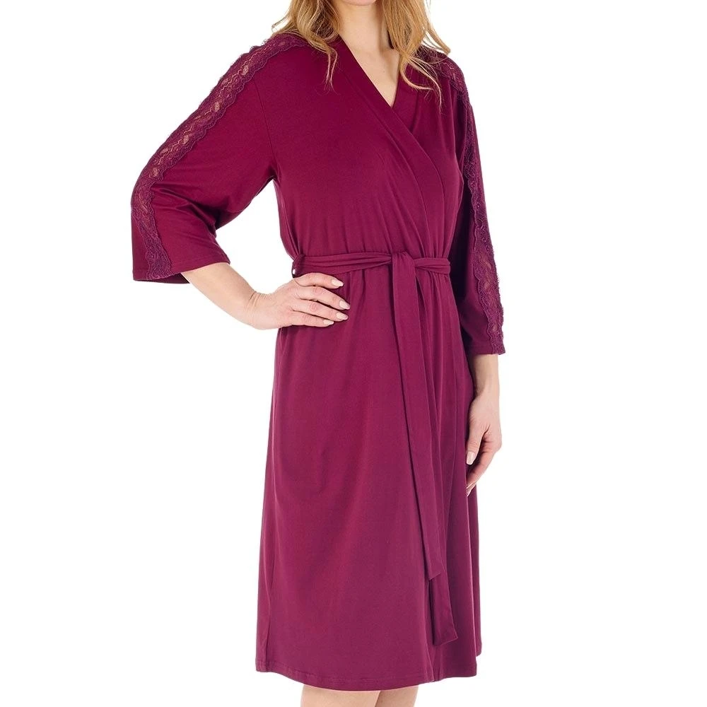 Ditsy 3/4 Sleeve Kimono Wrap - GL88704 1 Ditsy 3/4 Sleeve Kimono Wrap - GL88704