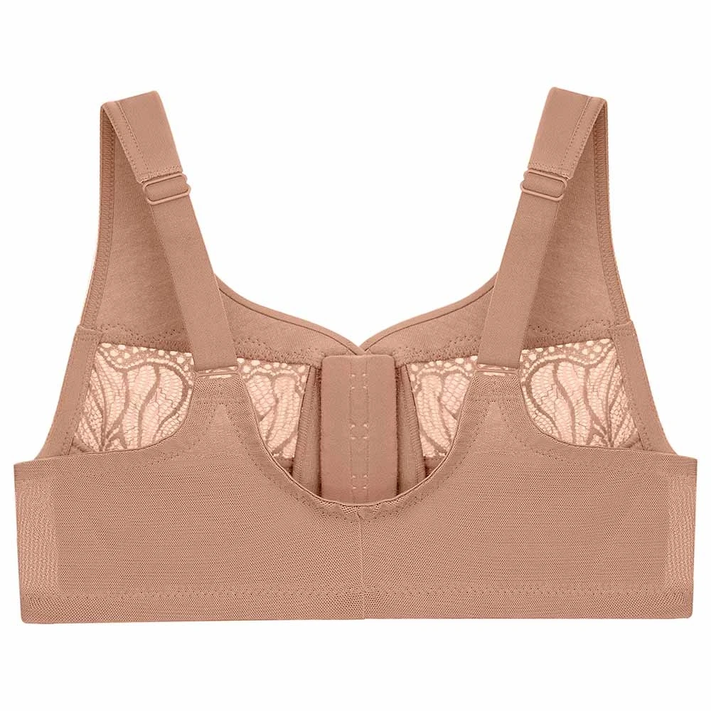 Glamorise Magic Lift Natural Shape Front Fastening Soft Cup Bra - 1210 2 Glamorise Magic Lift Natural Shape Front Fastening Soft Cup Bra - 1210 - Image 2