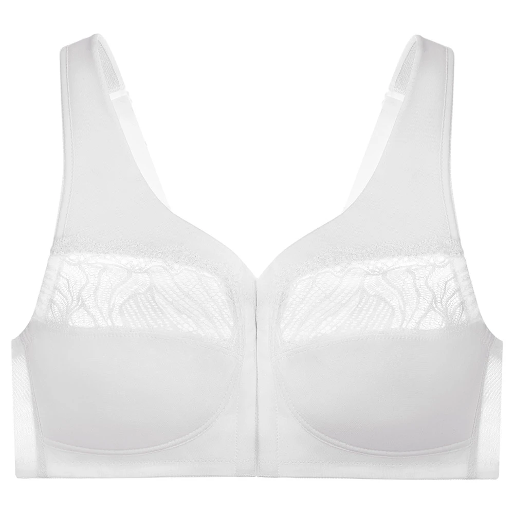 Glamorise Magic Lift Natural Shape Front Fastening Soft Cup Bra - 1210 3 Glamorise Magic Lift Natural Shape Front Fastening Soft Cup Bra - 1210 - Image 3