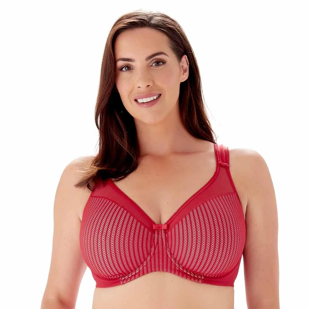 Berlei Beauty Stripe Underwired Minimiser Bra - B541 3 Berlei Beauty Stripe Underwired Minimiser Bra - B541 - Image 3