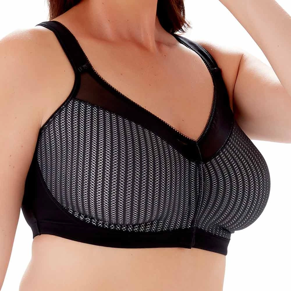 Berlei Beauty Stripe Non Wired Front Fastening Minimiser Bra - B547 5 Berlei Beauty Stripe Non Wired Front Fastening Minimiser Bra - B547 - Image 5