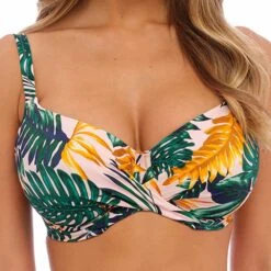 Jungle Falls Underwired Full Cup Bikini Top - FS502605 -Outlet Comfort Soft Cup Bra Store img038639
