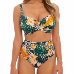 Jungle Falls Underwired Full Cup Bikini Top - FS502605 -Outlet Comfort Soft Cup Bra Store img038643
