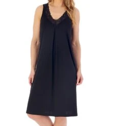 Ditsy Super Soft Build Up Shoulders 38 Inch Nightdress - GL02700 -Outlet Comfort Soft Cup Bra Store img040211