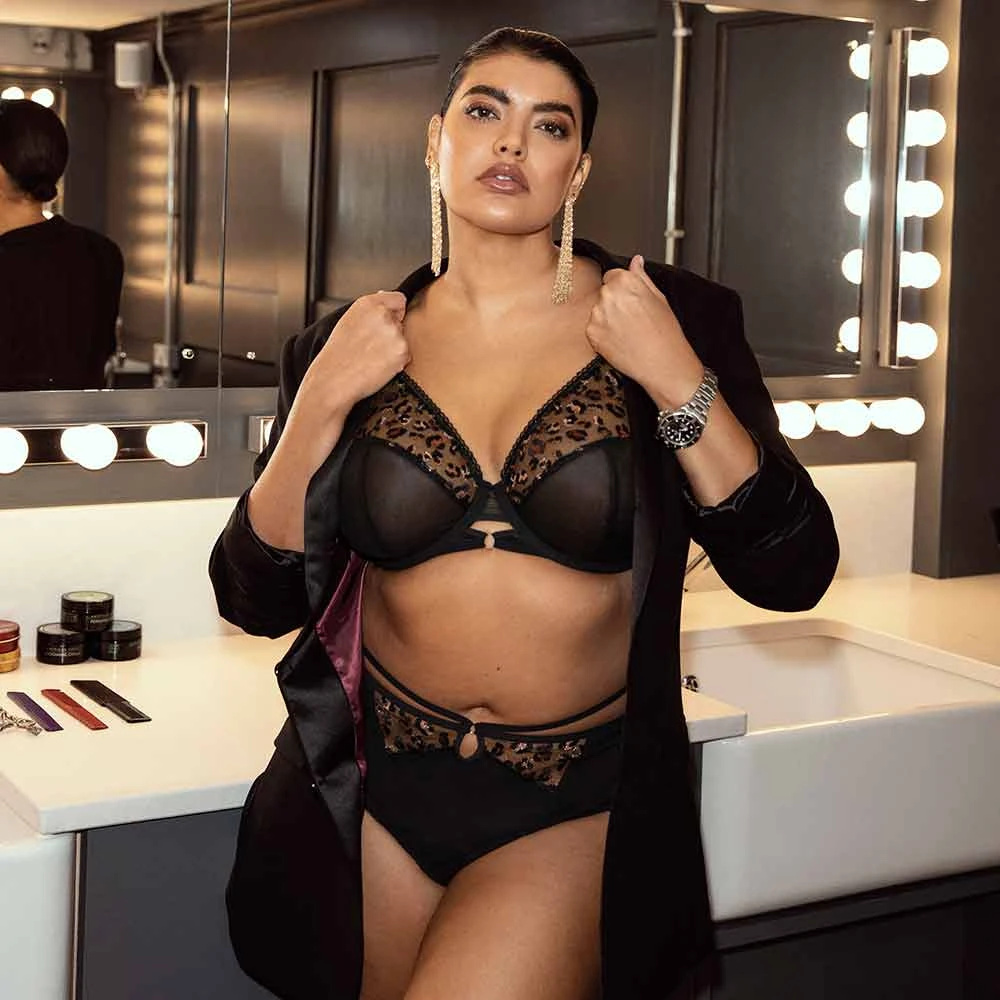 ELOMI Namrah Underwired Bandless Plunge Bra - EL301335 5 ELOMI Namrah Underwired Bandless Plunge Bra - EL301335 - Image 5