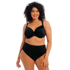 Plain Sailing Underwired Plunge Bikini Top - ES7284 -Outlet Comfort Soft Cup Bra Store img041440