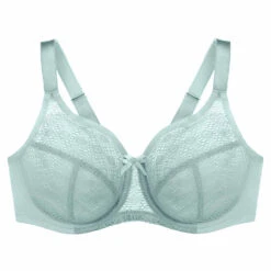 Glamorise Wonderwire Underwired Lace Comfort Bra - 9855