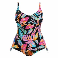 Tropical Falls Soft Cup Adjustable Leg Swimsuit - ES801543
