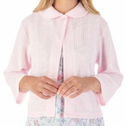 Summer Button Opening 3/4 Sleeve Bedjacket - BJ3304 -Outlet Comfort Soft Cup Bra Store img042993