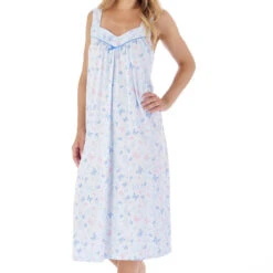 Butterfly Broad Strap 44 Inch Cotton Nightdress - ND03103 9 Butterfly Broad Strap 44 Inch Cotton Nightdress - ND03103 -Outlet Comfort Soft Cup Bra Store img043024
