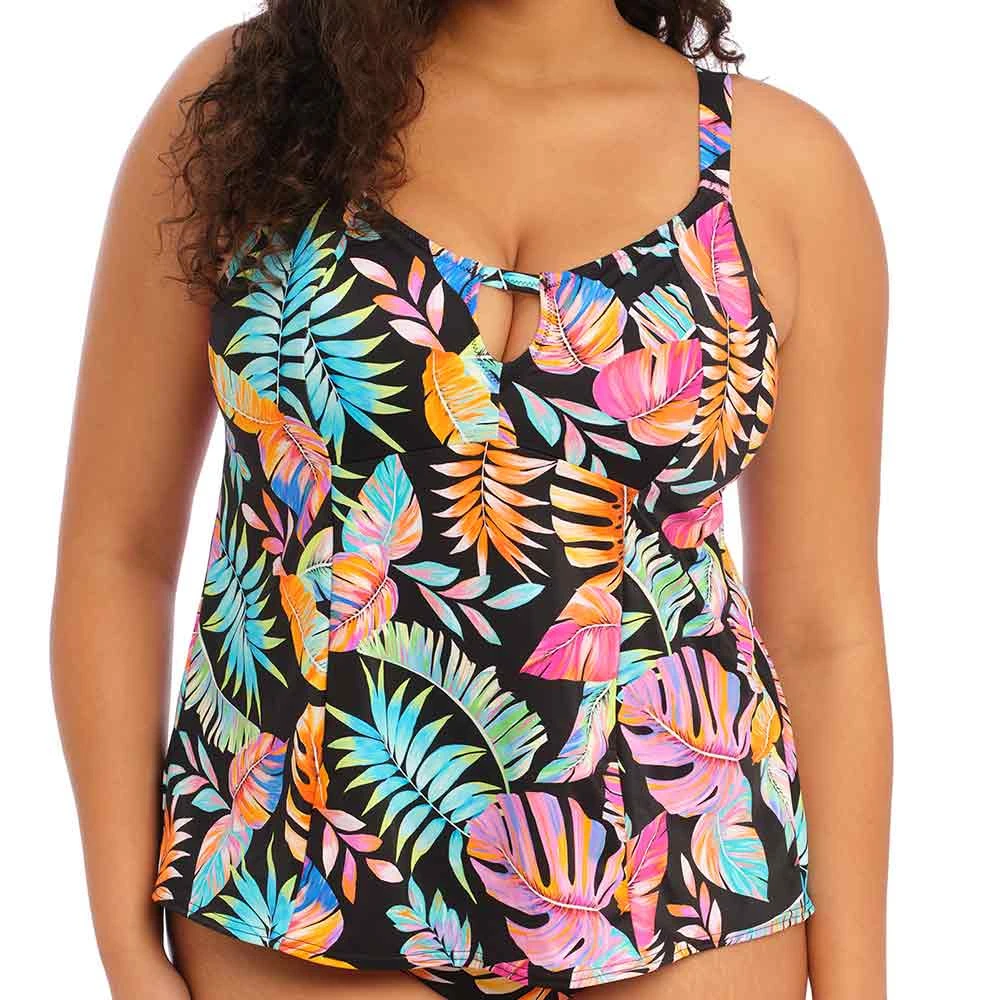 Tropical Falls Soft Cup Tankini Top - ES801561 2 Tropical Falls Soft Cup Tankini Top - ES801561 - Image 2