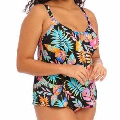 Tropical Falls Soft Cup Tankini Top - ES801561 7 Tropical Falls Soft Cup Tankini Top - ES801561 -Outlet Comfort Soft Cup Bra Store img043308